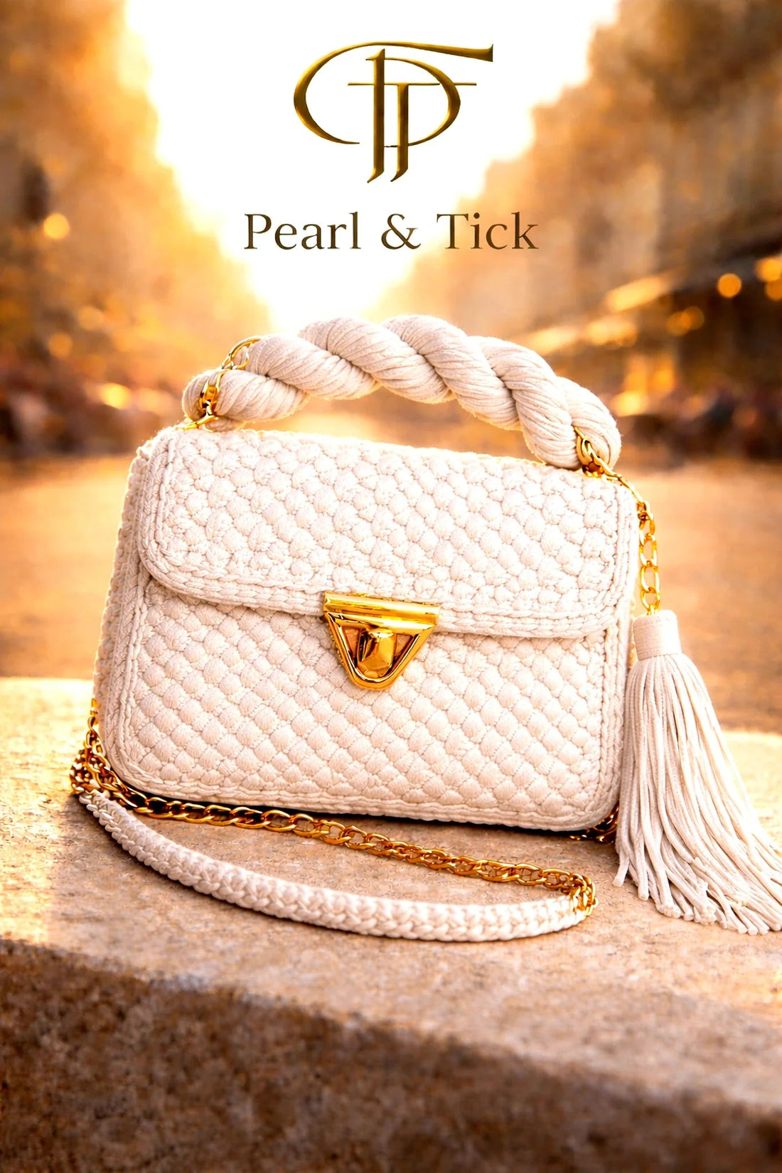 Scarlet Pearl Bag – The Beaded Bag That Commands Attention - Pearl & Tick