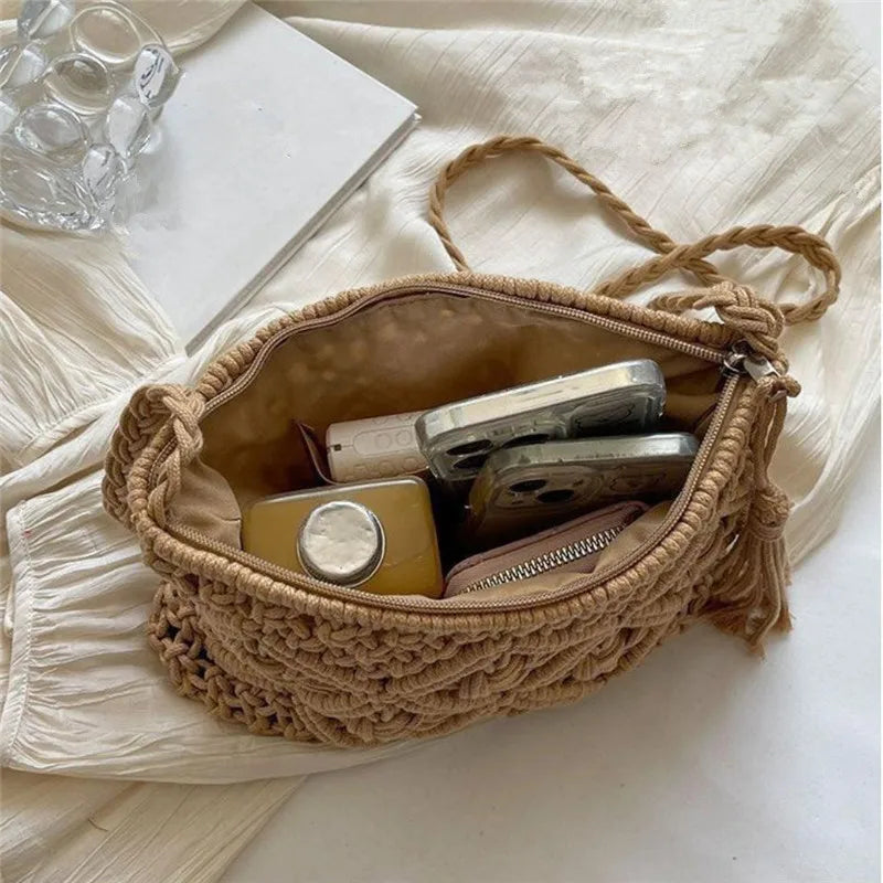 Borsa a tracolla Boho in crochet