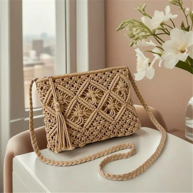 Borsa a tracolla Boho in crochet