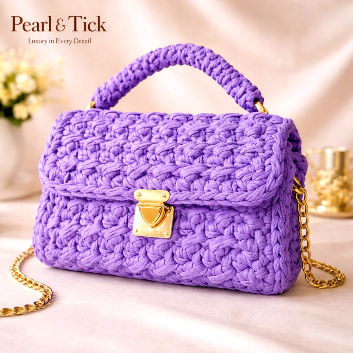 Ronza  Bag - Pearl & TickRonza Mini BagHandbagPearl & TickPearl & TickRONZA-PRPPurpleRonza Bag